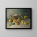 Nature morte avec des pommes - Walter Stoitzner — framed artwork on a wall