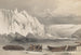 Division de traîneaux passant le cap Lady Franklin, masses de glace extraordinaires pressées contre la côte nord de Bathurst Land - Walter William May — artwork view