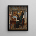 The singing lesson - Walther Firle — framed artwork on a wall