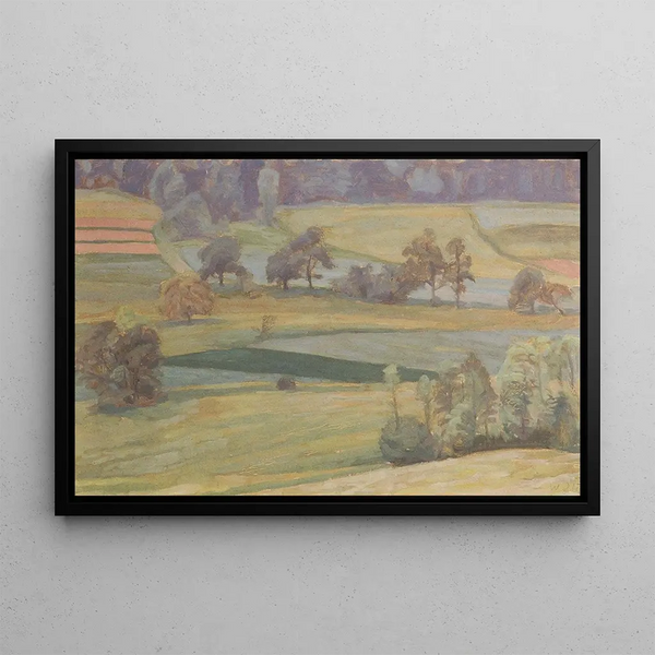 Lake Attersee - Walther Gamerith — framed artwork on a wall