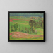 Landscape landing in spring - Walther Gamerith — framed artwork on a wall