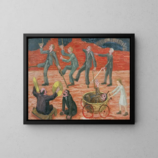 Les survivants - Walther Gamerith — framed artwork on a wall