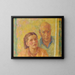 Portrait painting double of Walter and Grete Gamerith - Walther Gamerith — framed artwork on a wall