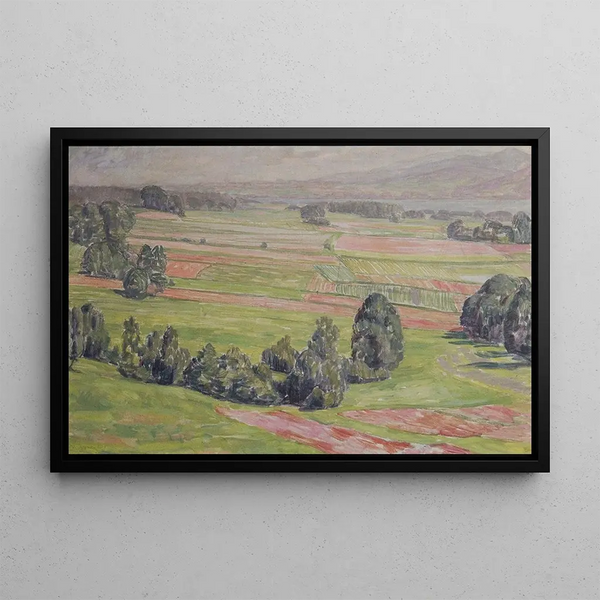 Champs au Mattsee - Walther Gamerith — framed artwork on a wall