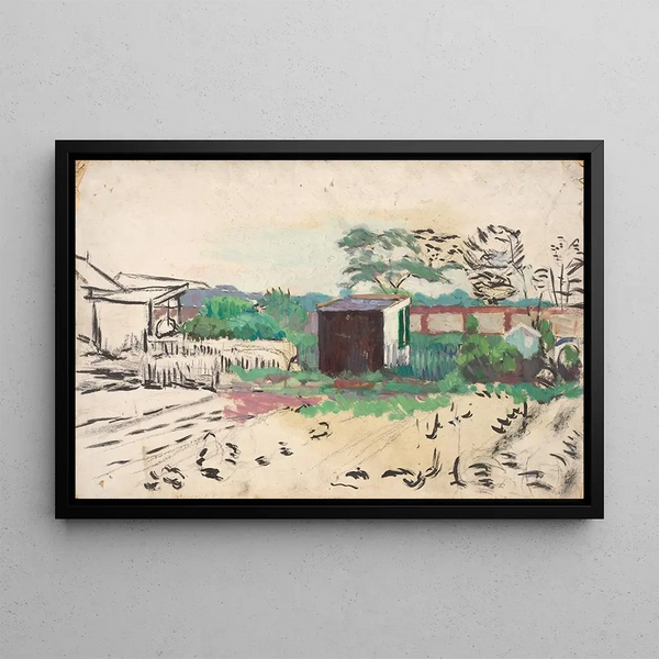 Garden Center - Walther Gamerith — framed artwork on a wall