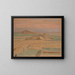 Sacred Landscape Painting - Walther Gamerith — framed artwork on a wall