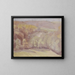 Mountain Landscape Painting - Walther Gamerith — framed artwork on a wall