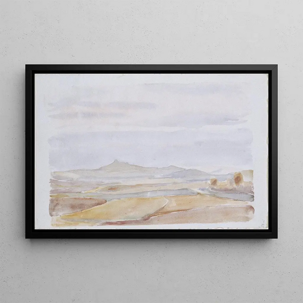 Landscape - Walther Gamerith — framed artwork on a wall