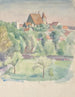 Landscape Painting with Church - Walther Gamerith — artwork view