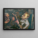 Old Man Reading - Walther Gamerith — framed artwork on a wall