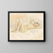 Acte féminin allongé - Walther Gamerith — framed artwork on a wall