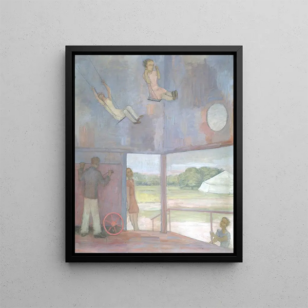 Carrousel - Walther Gamerith — framed artwork on a wall