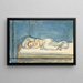 Woman at Rest - Walther Gamerith — framed artwork on a wall