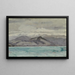 Landscape Lake Scene - Walther Gamerith — framed artwork on a wall