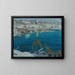 Under the Buchberg in Winter I - Walther Gamerith — framed artwork on a wall