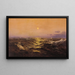 The Rough Sea - Warren Sheppard — framed artwork on a wall