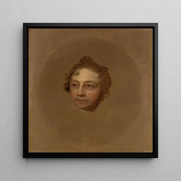 Washington Allston - Gilbert Stuart — framed artwork on a wall