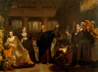 The Feast of Balthazar - Washington Allston — artwork view