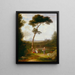Italian landscape - Washington Allston — framed artwork on a wall