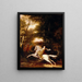 The Flight of Florimell - Washington Allston — framed artwork on a wall