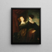 Les Sœurs - Washington Allston — framed artwork on a wall
