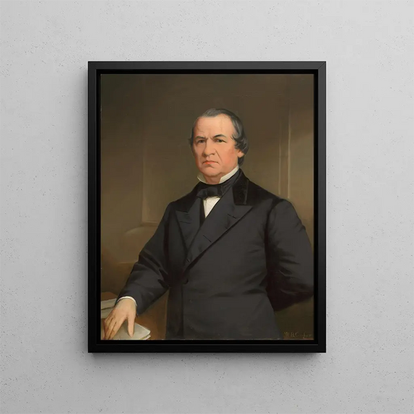 Andrew Johnson - Washington Bogart Cooper — framed artwork on a wall
