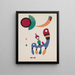 paintings and 7 poems - Wassily Kandinsky — framed artwork on a wall