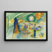 Watercolor Painting for Poul Bjerre - Wassily Kandinsky — framed artwork on a wall