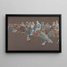 Cavalry arabe - Wassily Kandinsky — framed artwork on a wall