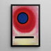 Cercle bleu II - Wassily Kandinsky — framed artwork on a wall