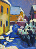 Cemetery and Presbytery of Kochel - Wassily Kandinsky — artwork view