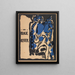 The Blue Rider - Wassily Kandinsky — framed artwork on a wall