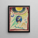 Conception de la couverture de l'almanach The Blue Rider III - Wassily Kandinsky — framed artwork on a wall