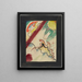 Conception de la couverture de l'almanach Le Cavalier Bleu IX - Wassily Kandinsky — framed artwork on a wall