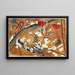 Sketch for Improvisation 24, Troïka II - Wassily Kandinsky — framed artwork on a wall