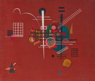 Red painting deaf - Wassily Kandinsky — artwork view