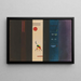 Côtés sombres - Wassily Kandinsky — framed artwork on a wall