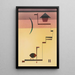 Angular Painting - Wassily Kandinsky — framed artwork on a wall