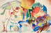 Sketch for All Saints II Composition with Saints - Wassily Kandinsky — artwork view