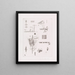First engraving for the Cahiers d'Art Editions - Wassily Kandinsky — framed artwork on a wall