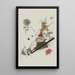 Joyful Ascension - Wassily Kandinsky — framed artwork on a wall