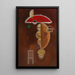 Compressed - Wassily Kandinsky — framed artwork on a wall