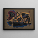 Tressage Tissé - Wassily Kandinsky — framed artwork on a wall