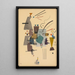 Froid réchauffé - Wassily Kandinsky — framed artwork on a wall