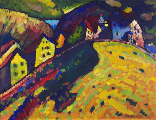 Houses in Murnau - Wassily Kandinsky — artwork view