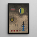 In the Dark Lâche - Wassily Kandinsky — framed artwork on a wall