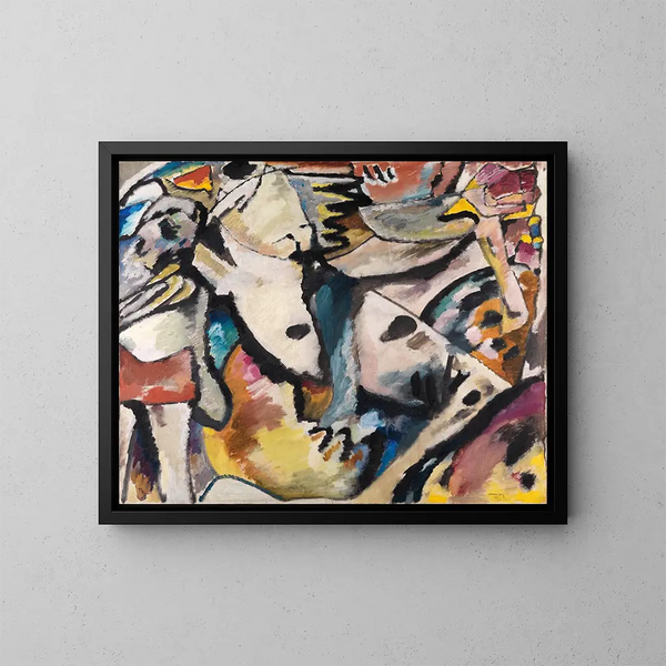 Improvisation 13 - Wassily Kandinsky — framed artwork on a wall