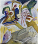 Improvisation 18 with tombstone - Wassily Kandinsky — artwork view