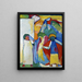 Improvisation 6 African - Wassily Kandinsky — framed artwork on a wall