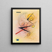 Small Hot - Wassily Kandinsky — framed artwork on a wall